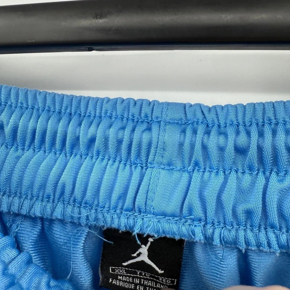 Vtg Nike Air Jordan Jumpman Mens XXL Basketball‎ Track Pants Carolina Blue